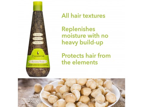 Macadamia Natural Oil plaukus atgaivinantis šampūnas 300ml Macadamia Natural Oil plaukus atgaivinantis šampūnas 300ml